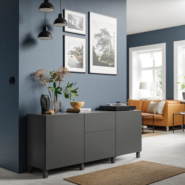 Delta Sideboard I with  2 doors & 2 drawers, 180x42x74cm