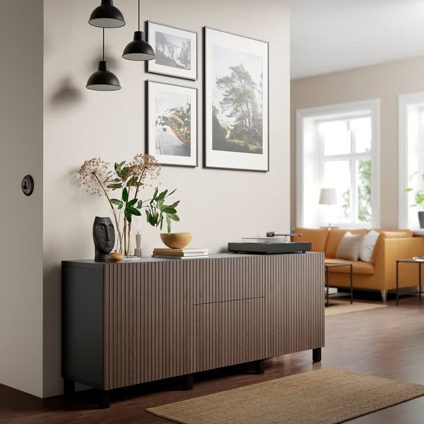 Delta Sideboard III with 2 doors & 2 drawers, 180x42x74cm