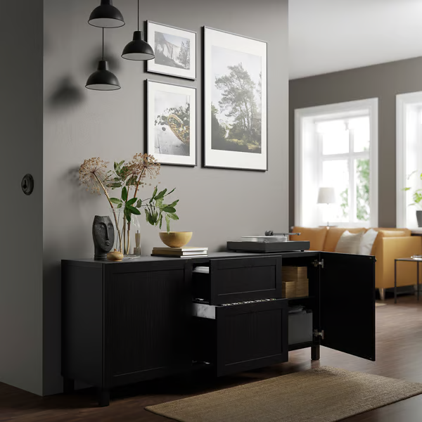Delta Sideboard II with 2 doors & 2 drawers, 180x42x74cm