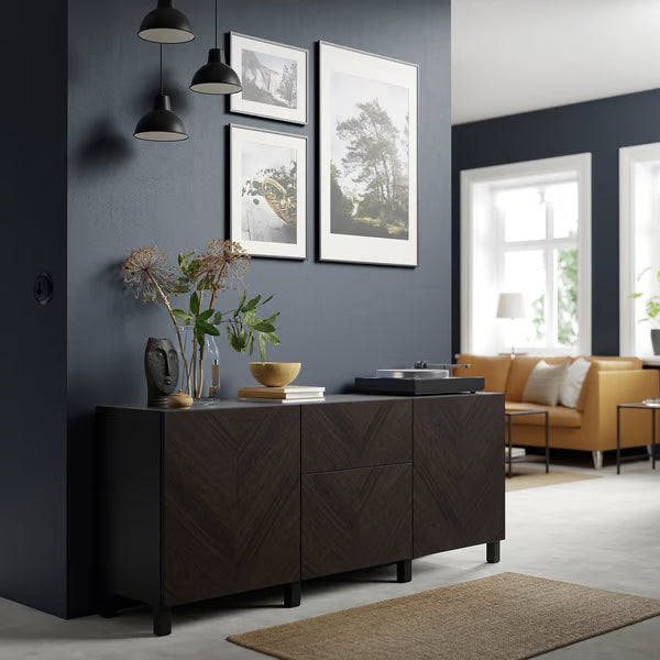 Delta Sideboard III with 2 doors & 2 drawers, 180x42x74cm