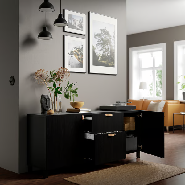 Delta Sideboard I with  2 doors & 2 drawers, 180x42x74cm