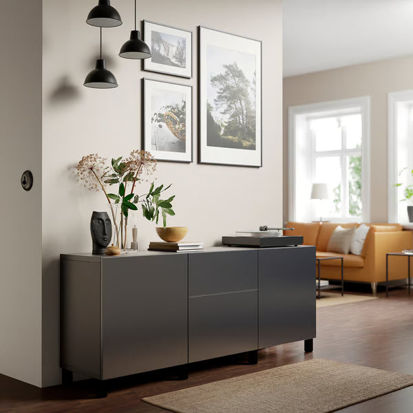 Delta Sideboard III with 2 doors & 2 drawers, 180x42x74cm
