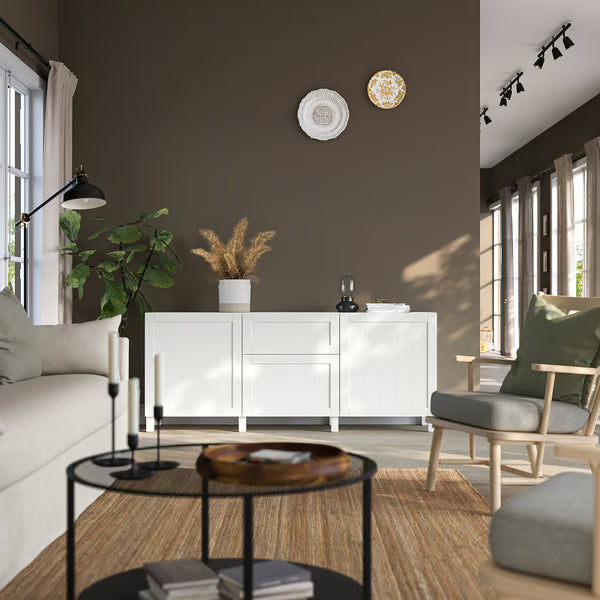 Delta Sideboard III with 2 doors & 2 drawers, 180x42x74cm