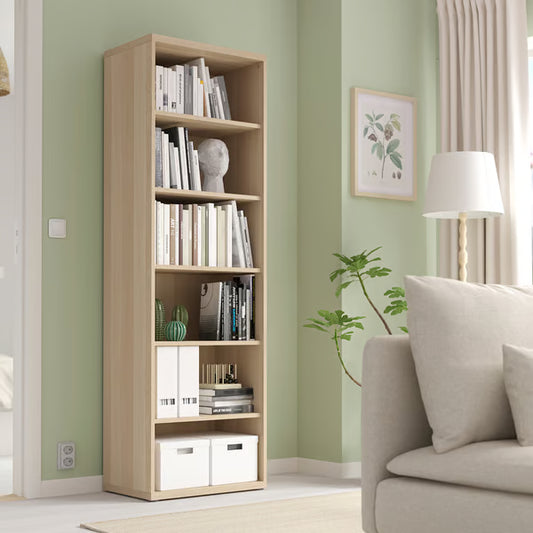 Delta display with 5 shelves, 60x40x193cm