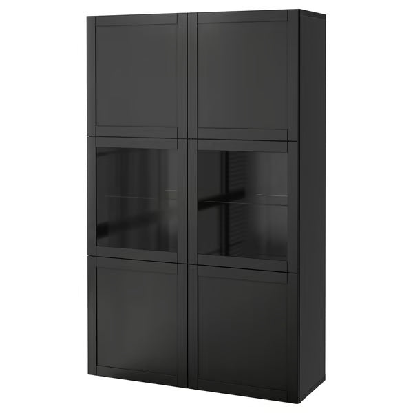 Delta cabinet with Glass Doors, 120x42x193cm