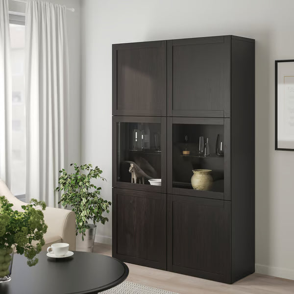 Delta cabinet with Glass Doors, 120x42x193cm