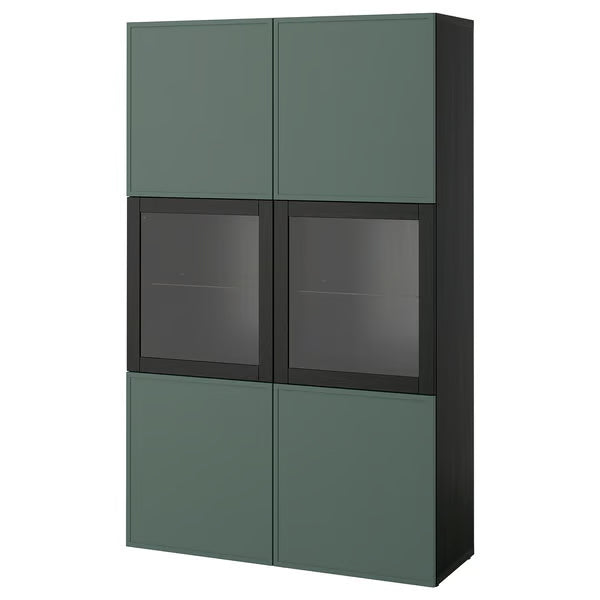 Delta cabinet with Glass Doors, 120x42x193cm
