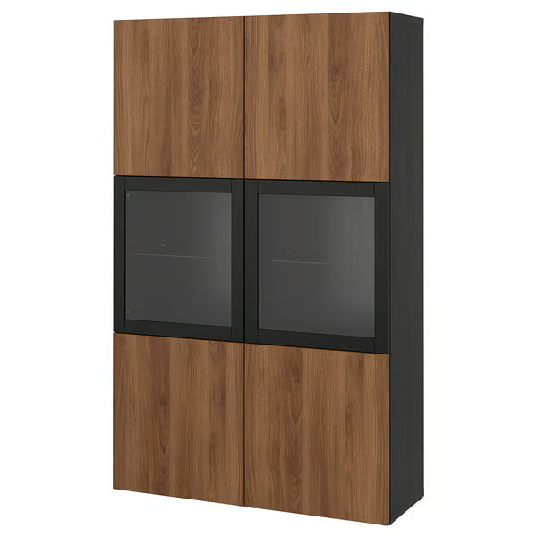 Delta cabinet with Glass Doors, 120x42x193cm
