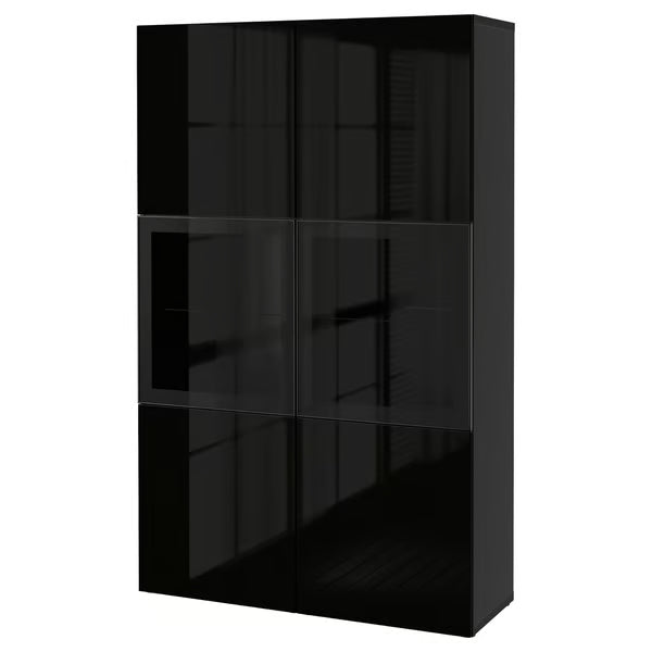 Delta cabinet with Glass Doors, 120x42x193cm