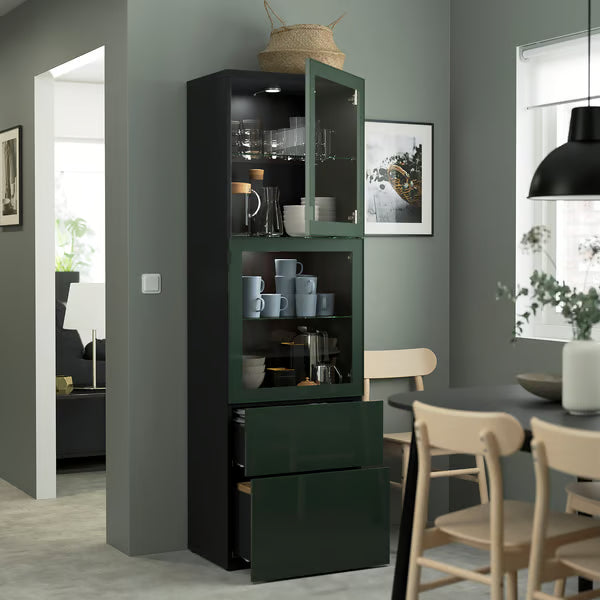 Delta tall Display cabinet,60x42x193cm