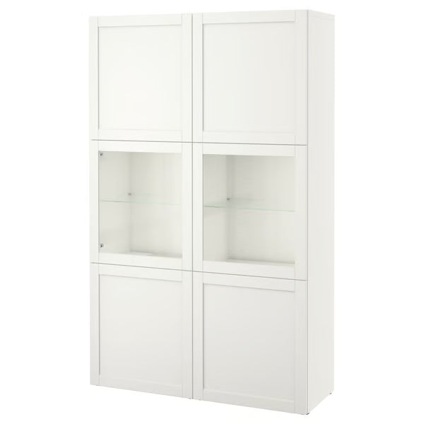 Delta cabinet with Glass Doors, 120x42x193cm