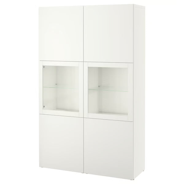 Delta cabinet with Glass Doors, 120x42x193cm
