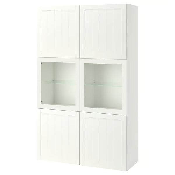 Delta cabinet with Glass Doors, 120x42x193cm