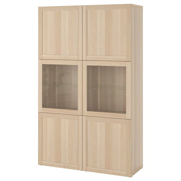 Delta cabinet with Glass Doors, 120x42x193cm
