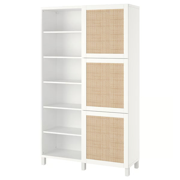 Delta cabinet with doors and shelves, 120x42x202cm