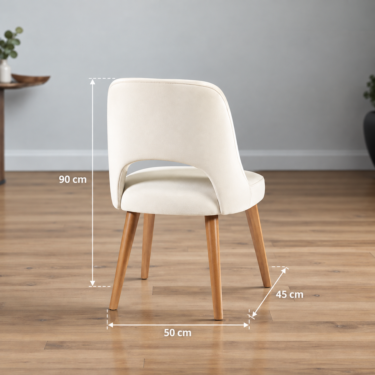 Nomi Dining Chairs, 50x45x90 cm
