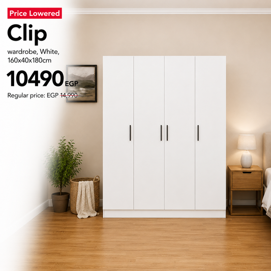 Clip wardrobe, 160x40x180cm