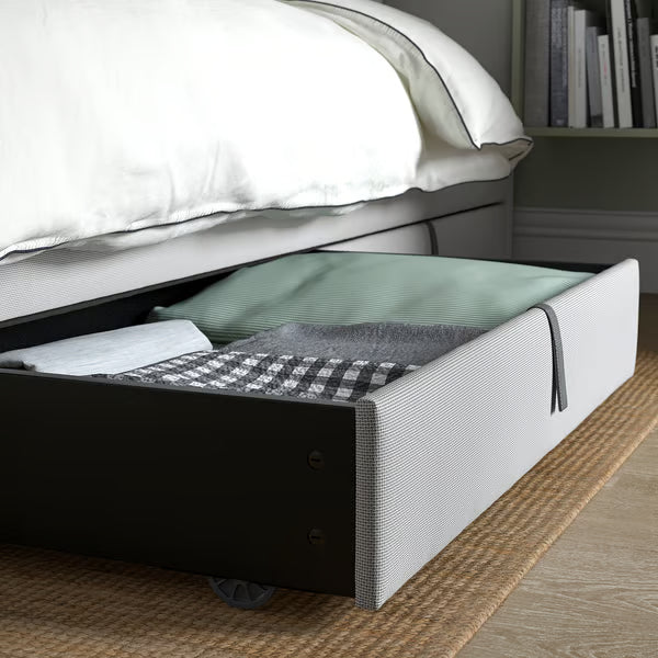 Glad Upholstered bed frame, 2 Storage Drawers