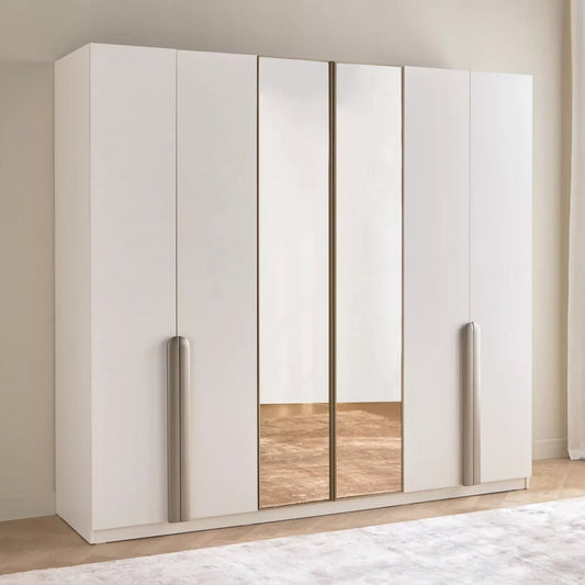 The Clarity Mirrored Wardrobe, 240x60x220cm