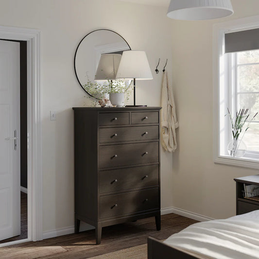 ID6 Brown Drawers 84cm x 50cm x 135cm
