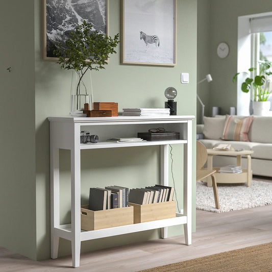 IDcon White Console Table 104cm x 32cm x 95cm