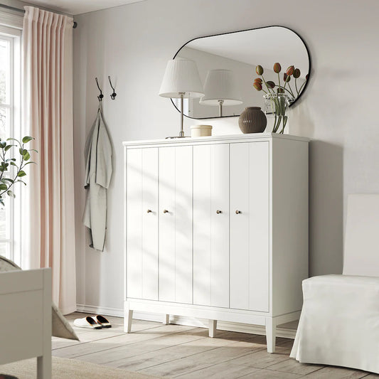 ID7 White Cabinet – 121cm x 50cm x 135cm