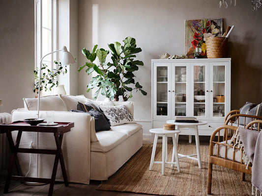 ID8 White Cabinet with Glass  – 121cm x 50cm x 135cm