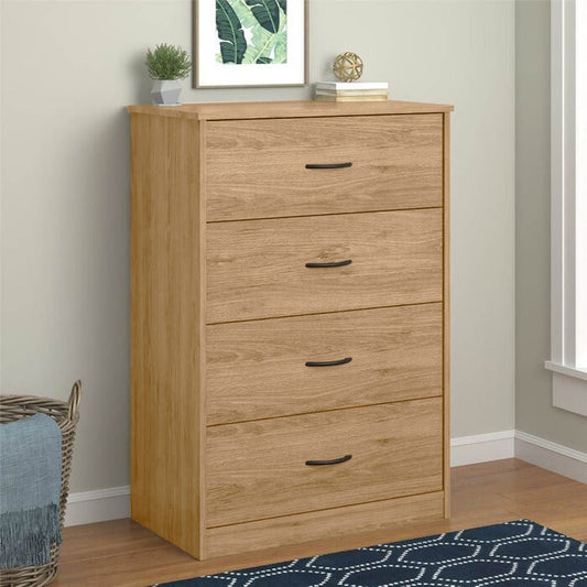 MDF Brown 4 Drawers Unit - 60×40×100cm.