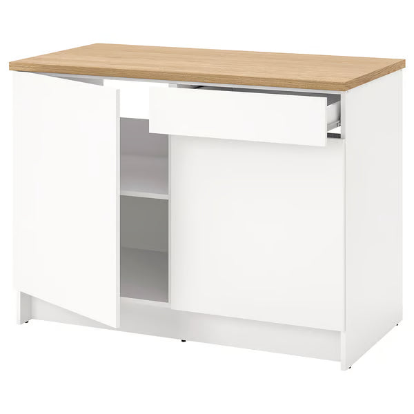 Kitchen Base Cabinet with Two Doors & Drawer, 120x60x90cm.