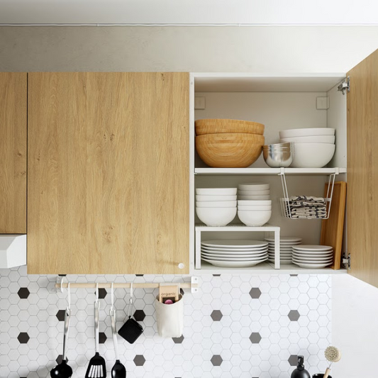 Kitchen Wall Cabinet - Two Doors – Beige 80 x 32 x 75 cm