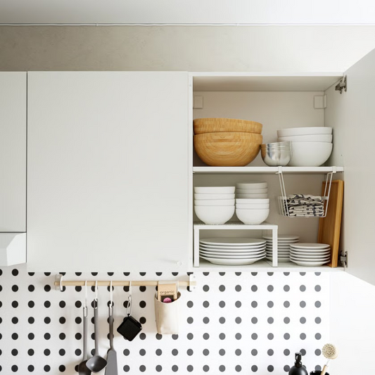 Kitchen Wall Cabinet - Two Doors – White 80 x 32 x 75 cm