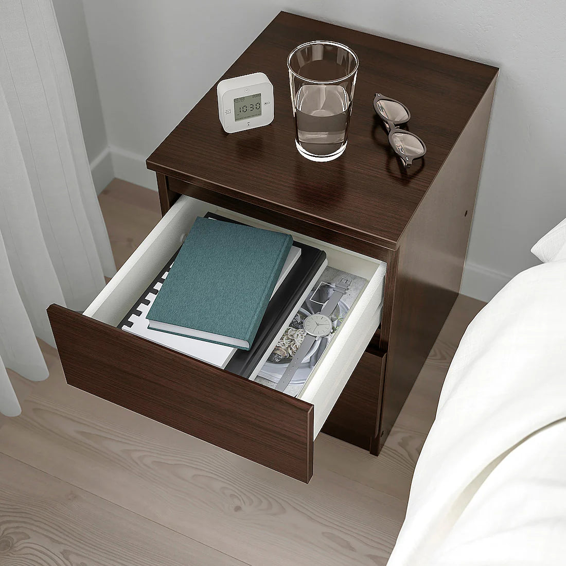 MDF Cherry Commode  -34x40x51cm.