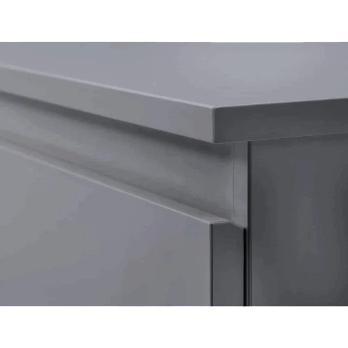 MDF Gray Commode  -34x40x51cm.