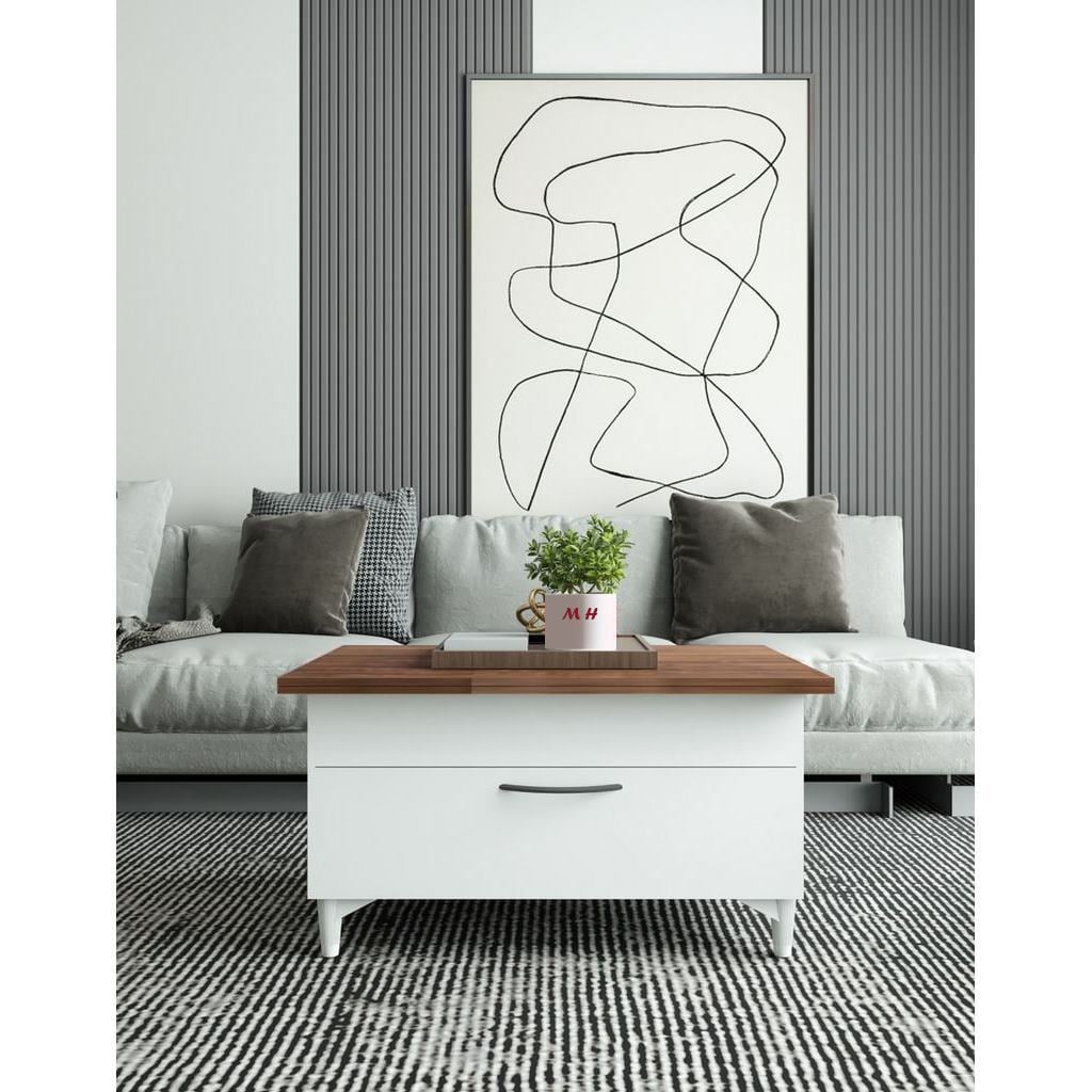 The Alva lift-Top Coffee Table, 80x50x45cm