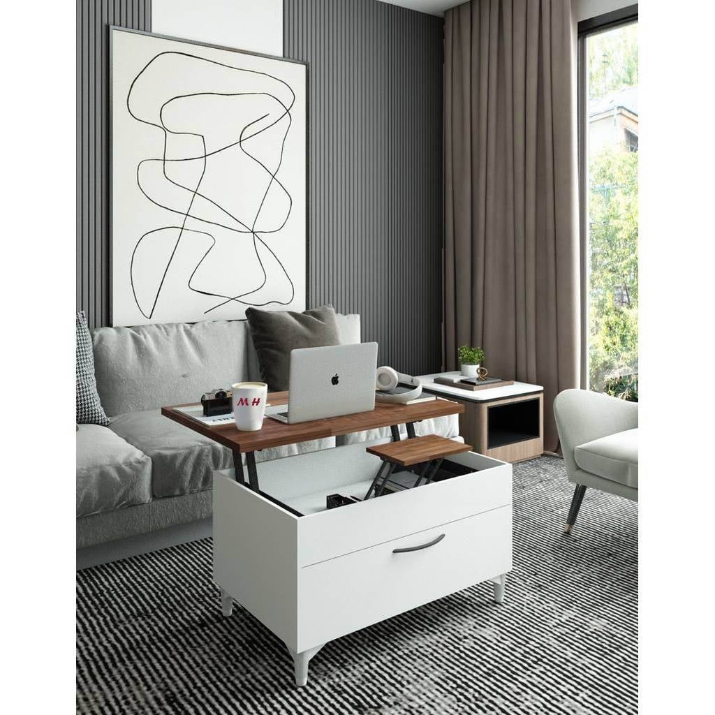 The Alva lift-Top Coffee Table, 80x50x45cm
