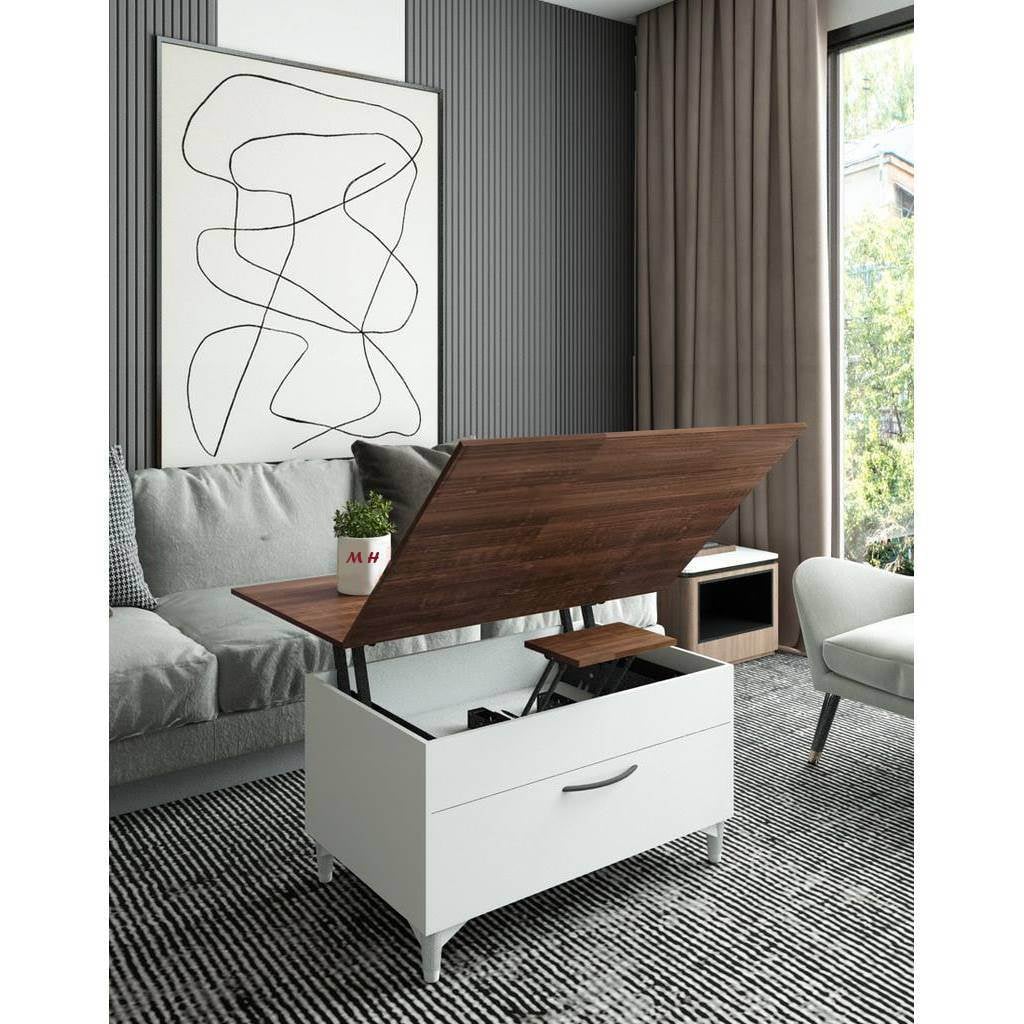 The Alva lift-Top Coffee Table, 80x50x45cm