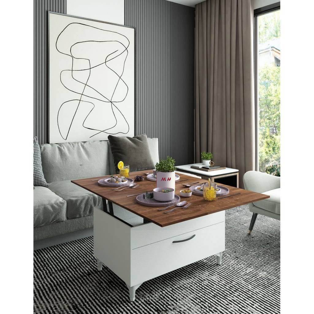 The Alva lift-Top Coffee Table, 80x50x45cm