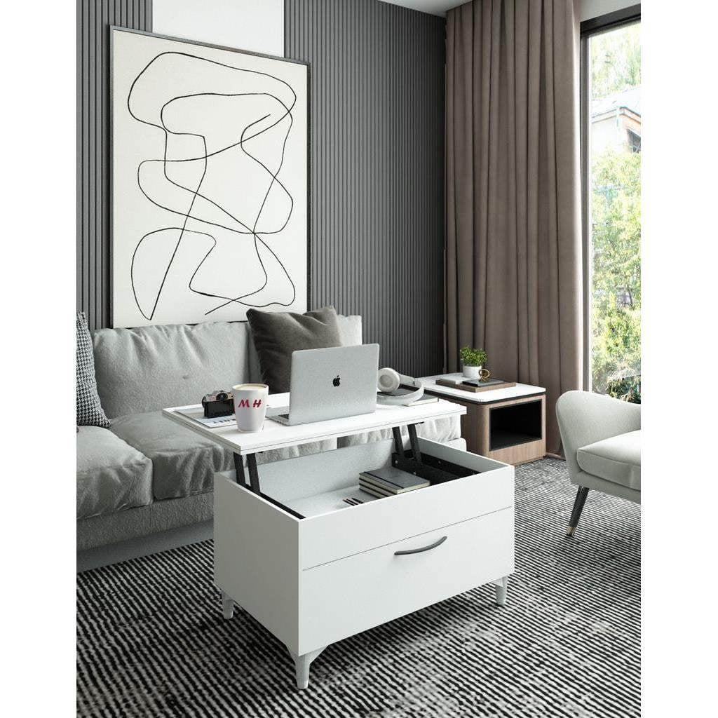 The Alva lift-Top Coffee Table, 80x50x45cm
