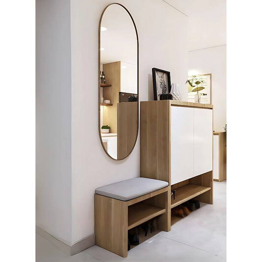 رف أحذية ومستلزمات مدخل ARS - 110×35×150 سم