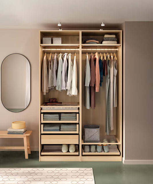 Max standard open Wardrobe, 120x40x200cm