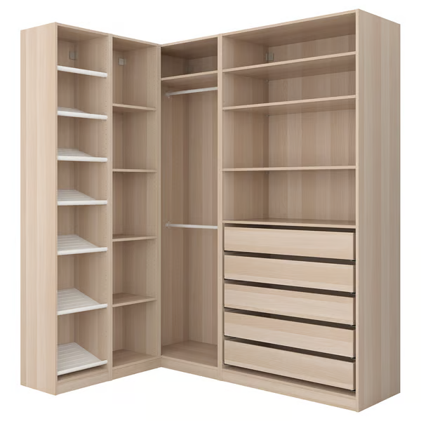 Max Corner Open Wardrobe, 120x40x200/240cm.