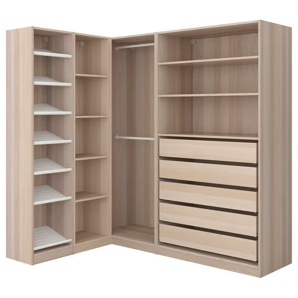 Max Corner Open Wardrobe, 120x40x200/240cm.