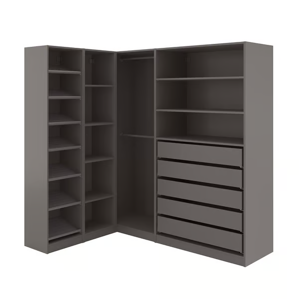 Max Corner Open Wardrobe, 120x40x200/240cm.