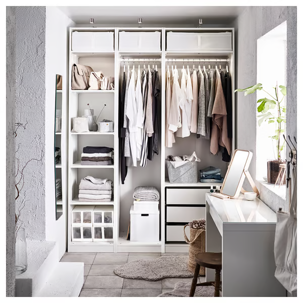 Max Medium open wardrobe, 100x40x200/240cm.