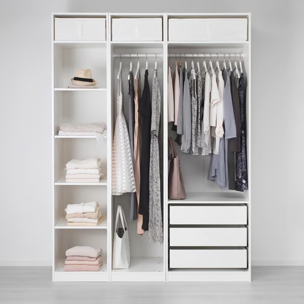 Max Medium open wardrobe, 100x40x200/240cm.