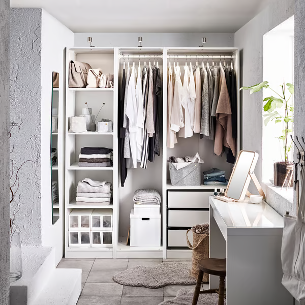 Max Medium open wardrobe, 100x40x200/240cm.