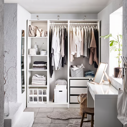 Max Medium open wardrobe, 140x40x200cm