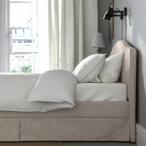Ram Upholstered bed frame