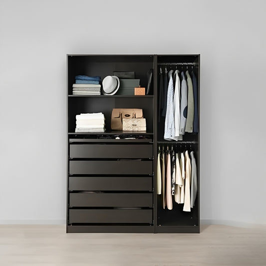 دريسنج MDF بنية - 120 سم × 50 سم × 180 سم.