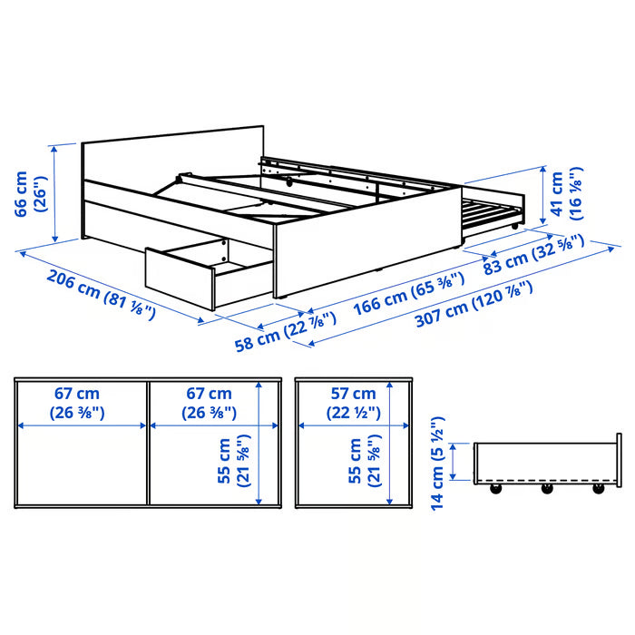 Vihaltra Hybrid - 140, 160 & 180cm.